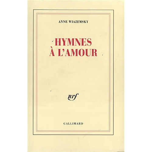 Hymnes à l'amour · Occasion