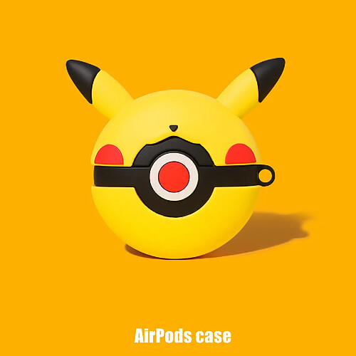 GUPBOO Airpods Coque Housse Étui Protecteur Compatible pour AirPods Pro-Boule pokemon dessin animé japonais