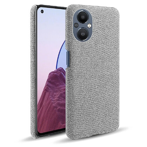 Coque en TPU + PU anti-griffes, gris clair pour votre OnePlus Nord N20 5G/Oppo Reno 7Z