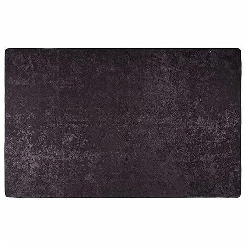 vidaXL Tapis lavable antidérapant 80x150 cm Anthracite