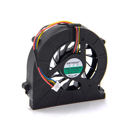 vhbw CPU / GPU ventilateur avec connecteurs 4-Pin pour notebook laptop Toshiba Satellite C600, C645, C650, C655, C660, D600D, L635, L650, L655, L660