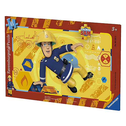 Ravensburger Puzzle cadre 15 pièces : Sam le pompier