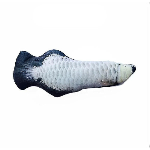 Universal Forme de poisson drôle Soft Bice - Simulation en peluche Interactive Toywhite - 20 cm