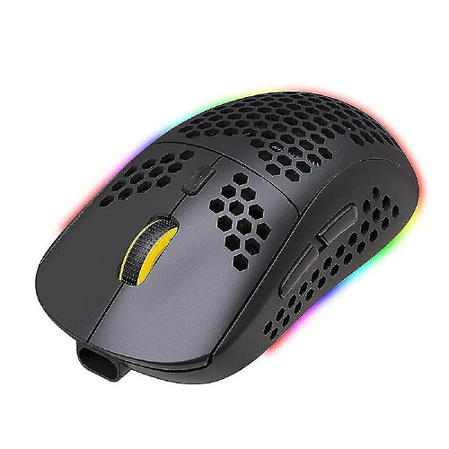 Universal 3 modes 2.4 G Game sans fil Bluetooth 3.0 / 5.0 3600dpi Gaming Réglable Mouse Portable Ergonomic