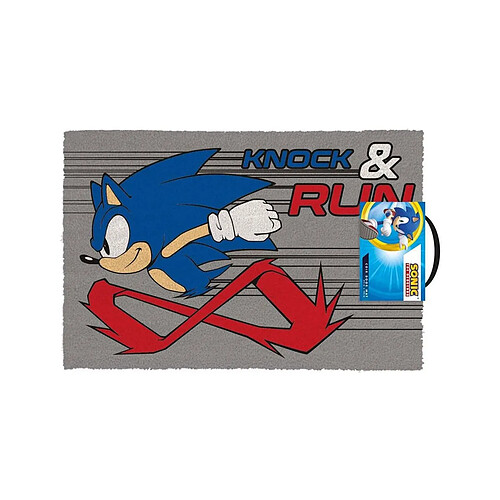 Pyramid International Sonic The Hedgehog - Paillasson Knock And Run 40 x 60 cm