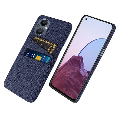 Coque en TPU anti-griffes avec porte-cartes, bleu pour votre OnePlus Nord N20 5G