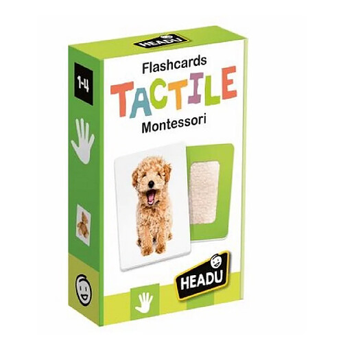 HEADU Flashcards Tactile Montessori