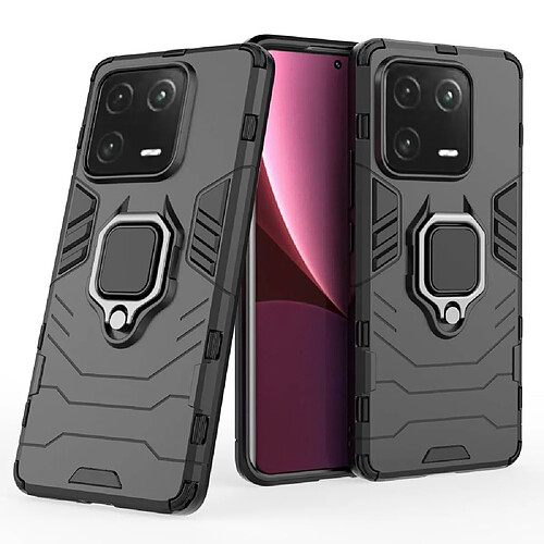 Htdmobiles Coque pour Xiaomi 13 Pro 5G - housse etui rigide anti choc + film ecran - NOIR