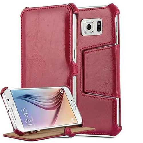 Cadorabo Etui Samsung Galaxy S6 en Rouge Coque