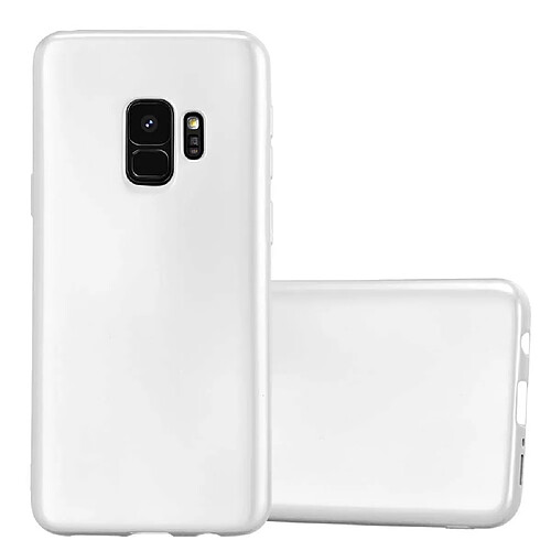 Cadorabo Coque Samsung Galaxy S9 Etui en Argent