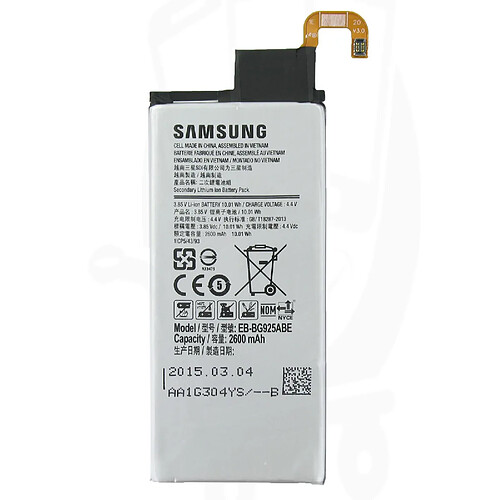 Caseink Batterie Origine Samsung modèle EB-BG925ABE Pour Galaxy S6 Edge (G925) (2600 mAh)