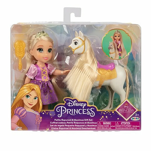 Ludendo Disney Princesses : Coffret poupée Raiponce et Maximus