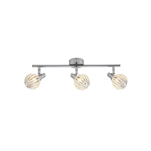 Luminaire Center Suspension Lopez Alliage métallique Chrome