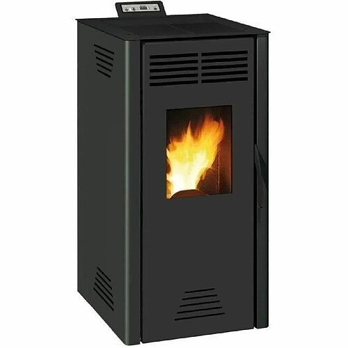 Poêle à granulés modulable INVICTA Adrano - 7,3 kW - Rendement 88,7% - Noir