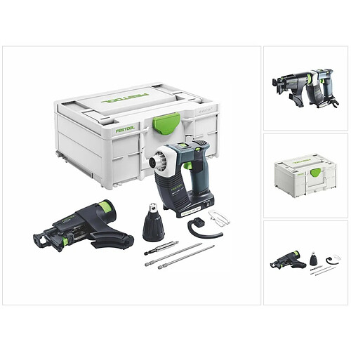 Festool DURADRIVE DWC 18-2500 Basic Visseuse sans fil pour plaquiste 18 V, 18 Nm, sans balai ( 576497 ) + Systainer - sans batterie, sans chargeur ( successeur de 574742 )