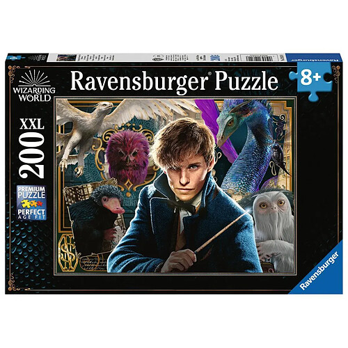 Ravensburger - Puzzle 200 p XXL - Les Animaux fantastiques de Norbert Dragonneau