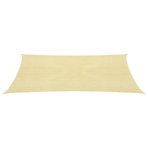 Helloshop26 Voile d'ombrage 160 g/m² PEHD 2,5 x 4,5 m beige 02_0008956