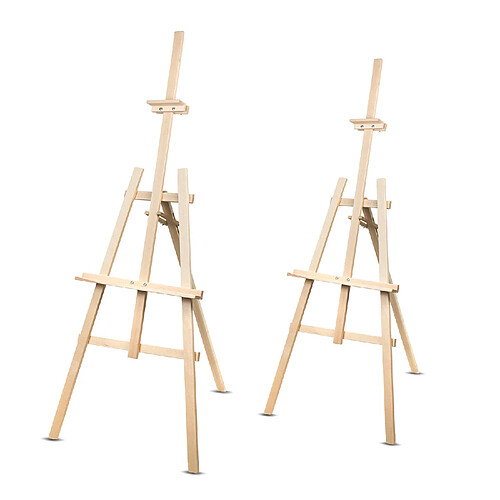 Chevalet de peinture WOODOK en bois 2pcs 178 cm