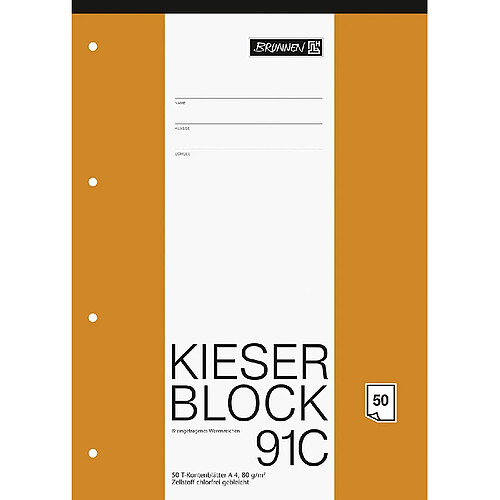 Baier schneider briefpapierblock &kieserblock t-konten format a4?blanc-lot de 50