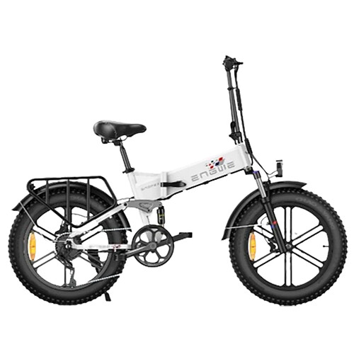 Vélo électrique pliable tout suspendu ENGWE Engine X 250 W 48 V 13Ah 25 km/h - Blanc