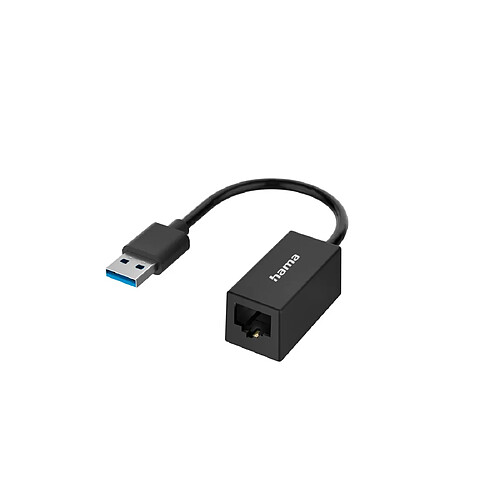 HAMA Adaptateur réseau, fiche USB - port LAN/Ethernet, Gigabit Ethernet