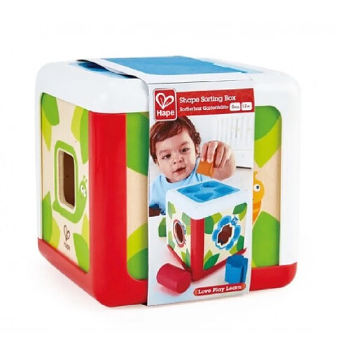 Hape Cube trieur de forme coloré