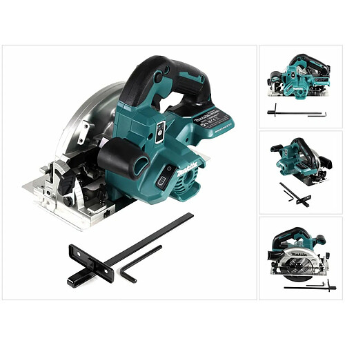 Makita DHS 661 ZU Scie circulaire à main sans fil 18 V Li-Ion Brushless 165 mm + 1x Lame de scie - sans Batterie, sans Chargeur