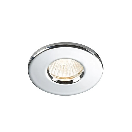 KNIGHTSBRIDGE Downlight encastré pour salle de bain - Chrome, IP65 GU10