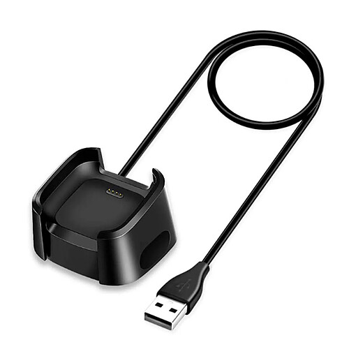 PHONECARE Chargeur USB pour SmartWatch pour Fitbit Versa 2 - Noir