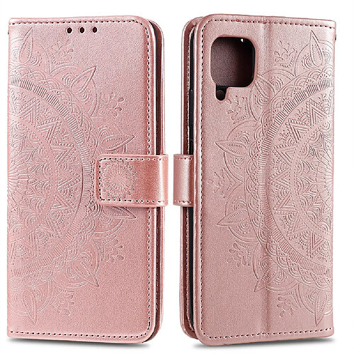 Etui en PU fleur spéciale or rose pour votre Huawei P40 lite/Nova 7i/Nova 6 SE