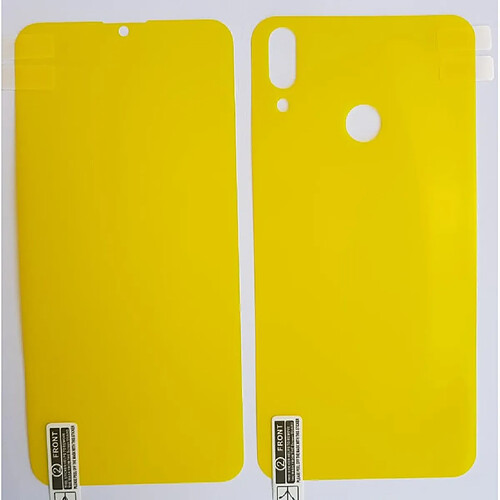 PHONECARE Double film Protection d'écran Face et Dos - Huawei Y7 2019