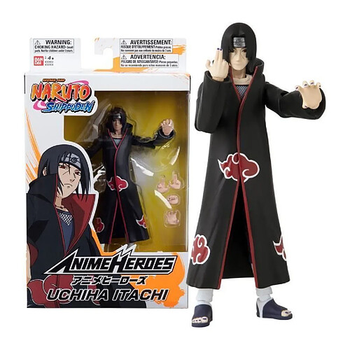 BANALINE Anime Heroes - Naruto Shippuden - Figurine Anime Heroes 17 cm - Itachi Uchiwa