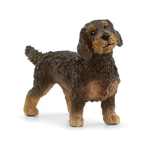 13972 Figurine Chien Teckel a poil dur schleich Farm World 13972 figurine pour enfant