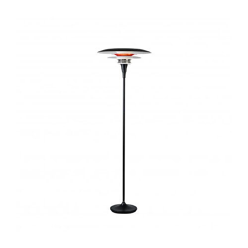 Luminaire Center Lampadaire DIABLO en Métal et Noir mat/Rouge Diamètre 50 Cm