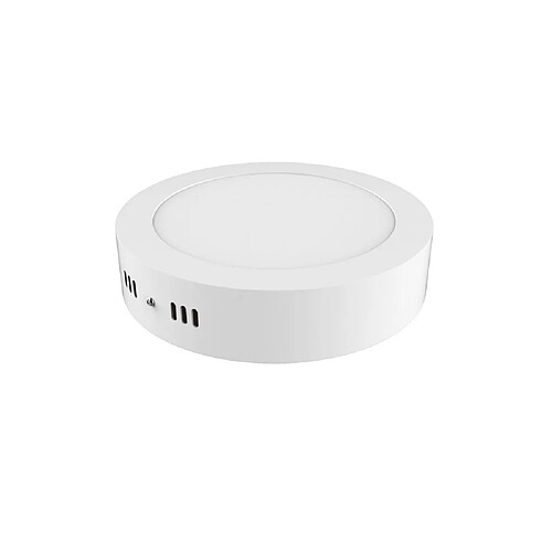 Inspired Monté en surface rond 6 pouces 12W blanc pur 6400K, 1000lm, cadre blanc, Inc. Driver