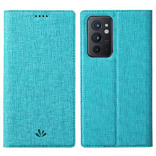 Etui en PU VILI anti-scratch, fermeture automatique magnétique avec support, bleu pour votre OnePlus 9RT 5G