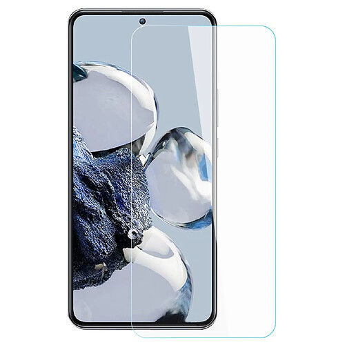 Protecteur écran en verre à haute teneur en aluminium-silicium AMORUS anti-traces de doigts 2.5D, 9H pour Xiaomi 12T Pro 5G/12T Pro 5G - transparent