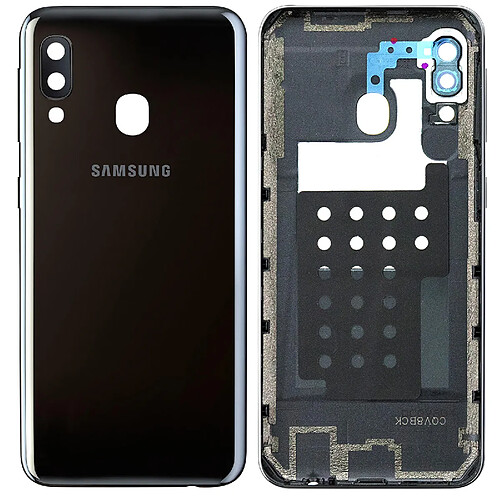 Cache batterie Samsung Galaxy A20e Façade arrière Original Samsung noir