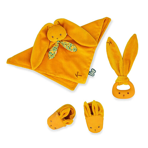 Kaloo coffret cadeau naissance Lapinou Ocre