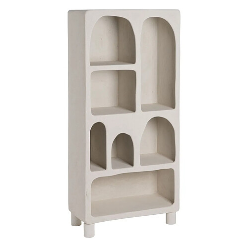 BigBuy Home Étagère WILMA Blanc Bois MDF 80 x 38 x 170 cm