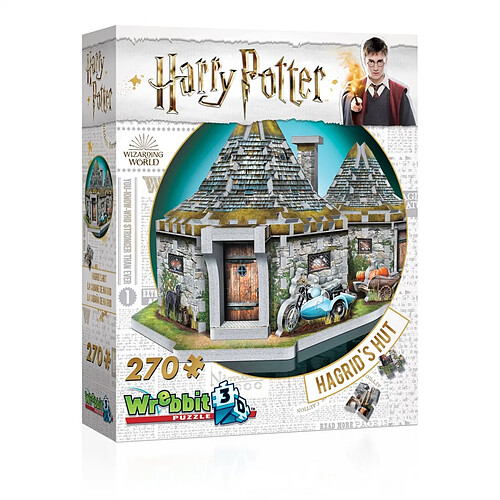 Puzzle 3D - Harry Potter Hutte d'Hagrid