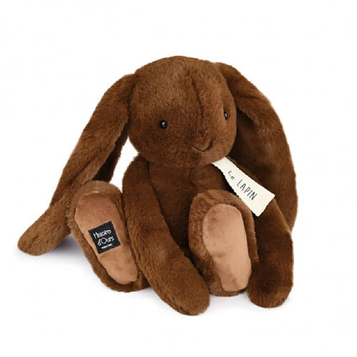 Histoire d'Ours Peluche Le lapin 32cm Cafe