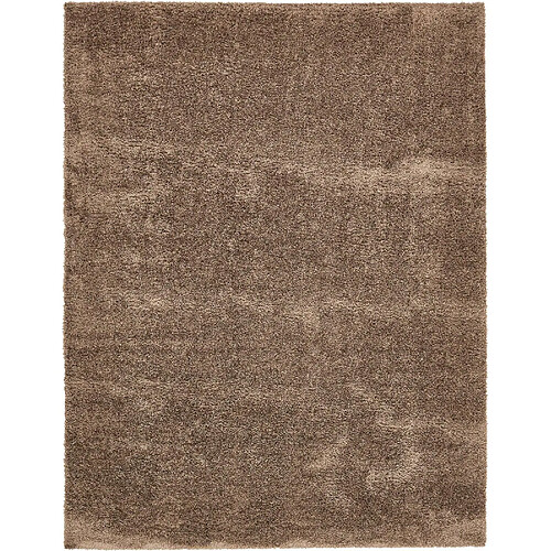 Hadorn Tapis shaggy 185x125 brun Luzern