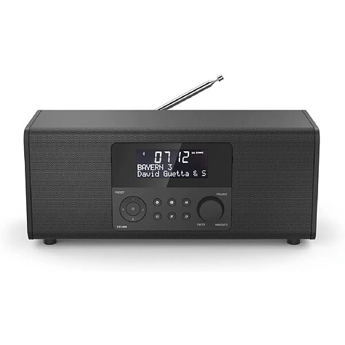 HAMA Radio numérique DAB / DAB + / FM avec 2 alarmes noir