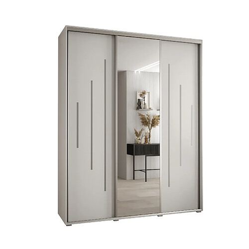 Abiks Meble Armoire Davos 13 À Portes Coulissantes 235,2/190/45 3 Portes