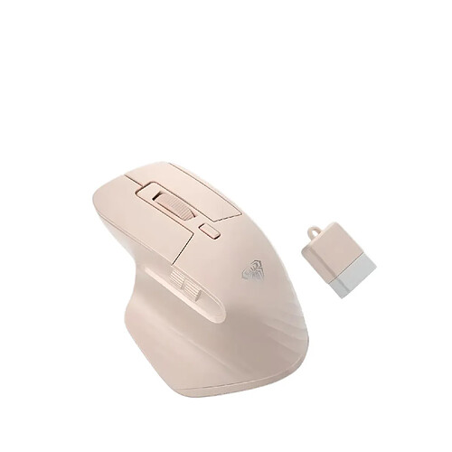 Aula SC150 2en1 sans fil + filaire Super Mini (8x5x3cm) souris de jeu RVB rose