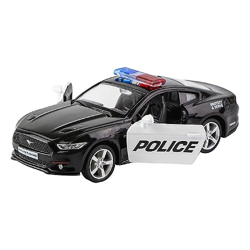 Universal Alloy Police Car Model Openable Door Diecast Pull Back Car Toys()