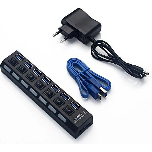 USB3.0 HUB 7 ports USB v3.0 + 5V/2A Power