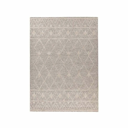 Paris Prix Tapis Tissé Géométrique Rhombus Beige & Marron 80 x 150 cm