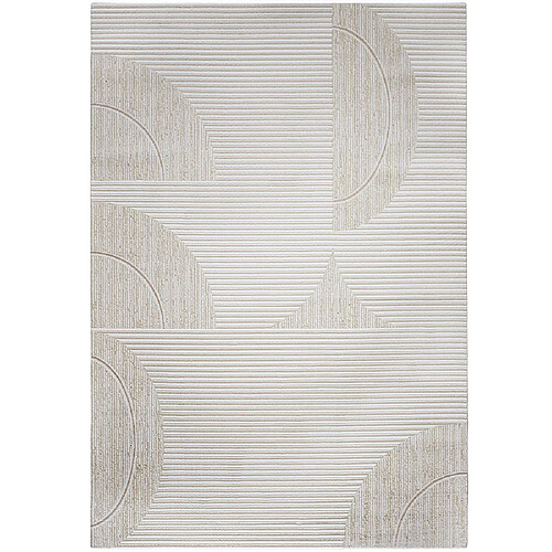 ICONIK INTERIOR Grand Tapis Design Contemporain et Moderne - Beige (290x200 cm) - Urma Beige